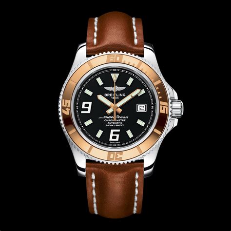 breitling superocean 44 gold bezel|breitling super ocean 44 price.